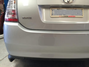  Toyota Prius After Scratch Repair